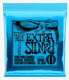 Ernie Ball Extra Slinky Electric Guitar Strings 8-38 - Ernie Ball 8 38, HD Png Download, Transparent PNG