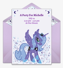 My Little Pony Princess Luna Invitation, HD Png Download, Transparent PNG