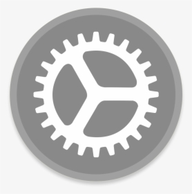 Systempreferences Icon - Zwart Front, HD Png Download, Transparent PNG