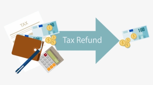 Tax Refund Graphic - Pay Tax Money Vector, HD Png Download, Transparent PNG