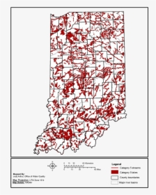 Category 5 Impaired Streams And Lakes In Indiana - Water Quality In Indiana, HD Png Download, Transparent PNG