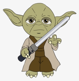 Simple Easy Yoda Drawing, HD Png Download, Transparent PNG