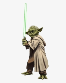 #starwars #jediknight #master #yoda #lightsaber - Yoda, HD Png Download, Transparent PNG