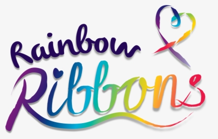 Rainbow Ribbons - Calligraphy, HD Png Download, Transparent PNG