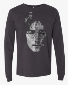 John Lennon 3501 Men S Jersey Ls T-shirt - T-shirt, HD Png Download, Transparent PNG