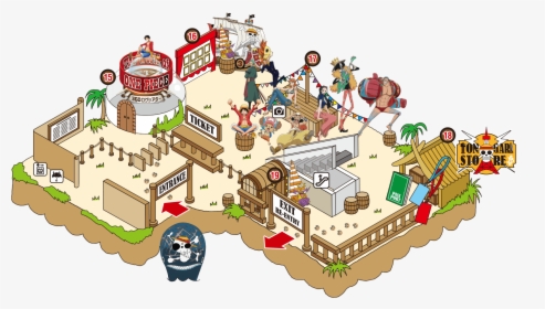 3f - Tokyo One Piece Tower Map, HD Png Download, Transparent PNG