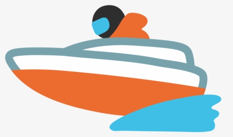 Speed Boat Emoji, HD Png Download, Transparent PNG