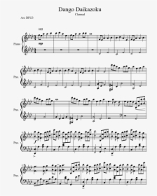 Disappearance Of Hatsune Miku Piano Sheet, HD Png Download, Transparent PNG