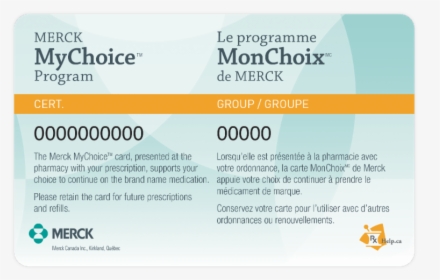 Choice Card - Merck & Co., HD Png Download, Transparent PNG