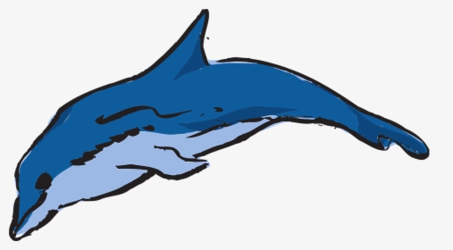Dolphin Vector Png -dolphin Ocean Leaping - Warna Ikan Lumba Lumba, Transparent Png, Transparent PNG