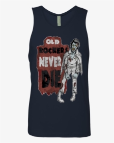 Old Rockers Never Die Men S Premium Tank Top - T-shirt, HD Png Download, Transparent PNG