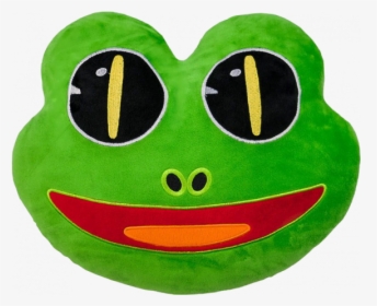 Wholesale Frog Emoji Cushion - Plush, HD Png Download, Transparent PNG