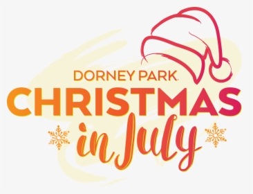 Dorney Park Christmas In July - Christmas In July Logo, HD Png Download, Transparent PNG