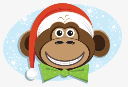 Transparent Christmas In July Png - Santa Monkey, Png Download, Transparent PNG