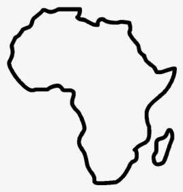 Clip Art Africa Outline - Map Of Africa Clipart, HD Png Download, Transparent PNG