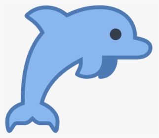 Cartoon Dolphin Transparent Background, HD Png Download, Transparent PNG