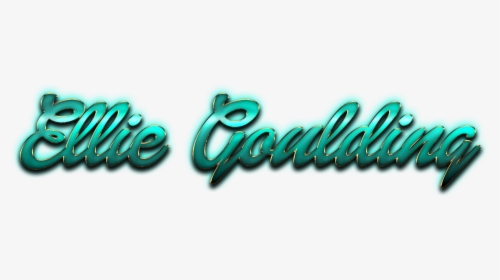 Ellie Goulding Name Logo Png - Ellie Goulding Font Name, Transparent Png, Transparent PNG