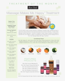 Massage Makes Me Happy Treatment, HD Png Download, Transparent PNG
