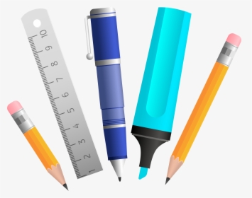 Clipart Backpack School Tool - School Tools Png, Transparent Png, Transparent PNG
