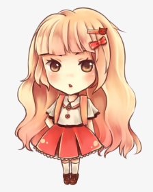 Chibi Little Girl With Blonde Hair By Platuhuakati - Chibi With Blonde Hair, HD Png Download, Transparent PNG