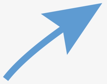 Curved Arrow - Triangle, HD Png Download, Transparent PNG