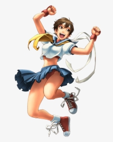 Street Fighter Sakura Png - Street Fighter Sakura Kasugano, Transparent Png, Transparent PNG
