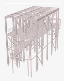 Square Silo Steel Construction 3d - Structure Of Square Silos, HD Png Download, Transparent PNG