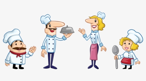 Keeping The Food On Our Plate Separate - Restaurant Employees Cartoon Png, Transparent Png, Transparent PNG