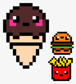 What I Like To Eat For Lunch And Yes I Still Like To - Cute Pixel Art Easy, HD Png Download, Transparent PNG