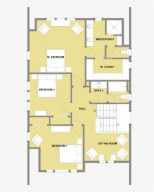 Kitsap Second Floor - Floor Plan, HD Png Download, Transparent PNG