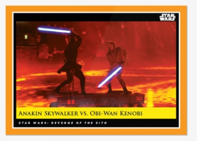 Anakin Skywalker Vs - Wars Anakin Vs Obi Wan, HD Png Download, Transparent PNG