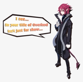 I Seeso Your Title Of Overlord Isn T Just For Show - Disgaea Male Characters, HD Png Download, Transparent PNG