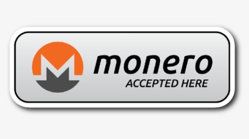 Monero Accepted Here Sticker - Circle, HD Png Download, Transparent PNG