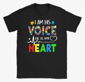 Autism Awareness T Shirt I M His Voice He S My Heart - Judas Priest 50th Heavy Metal Years, HD Png Download, Transparent PNG