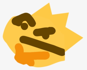 When You Realize All The Power You Have From This Miscommunication - Thinking Emoji Discord, HD Png Download, Transparent PNG