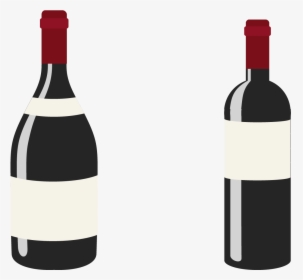 Red Wine Bottle - Bottle, HD Png Download, Transparent PNG