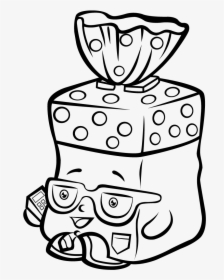 Shopkins Season 1 Bread Head Coloring Page - Shopkins Coloring Pages, HD Png Download, Transparent PNG