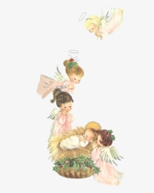 Angels With Baby Eunice A Sm Ldm - Merry Christmas With Angels Gif, HD Png Download, Transparent PNG