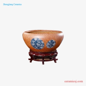 Jingdezhen Ceramic Furnishing Articles Aquariums Coarse - Ottoman, HD Png Download, Transparent PNG
