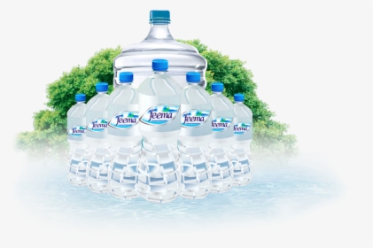 Transparent Bottled Water Png - Mineral Water Bottle Banner, Png Download, Transparent PNG