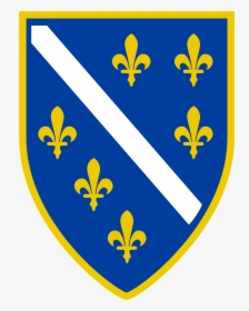 Fleur De Lis Shield Logo - Bosnian Coat Of Arms, HD Png Download, Transparent PNG
