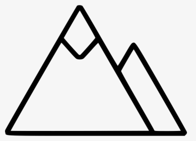 Mountain - Triangle, HD Png Download, Transparent PNG