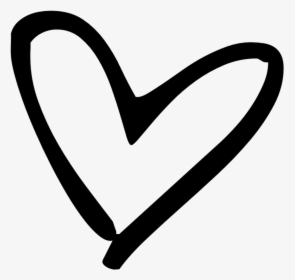 Love Png Tumblr - Transparent Heart Png Black, Png Download, Transparent PNG