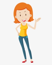 Girl Png Image - Fat And Thin Clip Art, Transparent Png, Transparent PNG