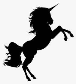 Unicorn Silhouette Clipart, HD Png Download, Transparent PNG