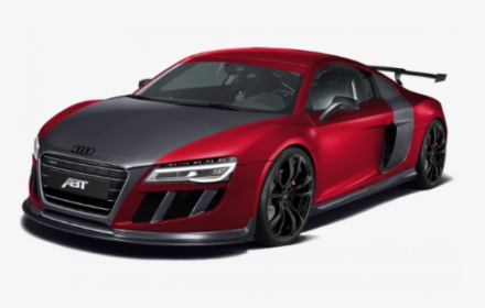 Red Audi - Audi R8 Abt Gtr, HD Png Download, Transparent PNG