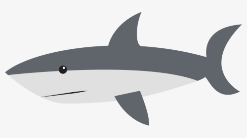 Shark Cartoon Drawing Clip Art - Cartoon Shark Transparent Background, HD Png Download, Transparent PNG