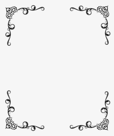Victorian Art Deco Frame Free Picture - Art Deco Victorian Border Png, Transparent Png, Transparent PNG