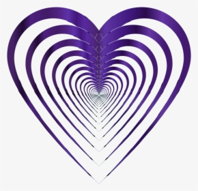Heart Love Letter - Purple Heart Transparent Png, Png Download, Transparent PNG