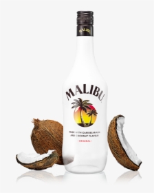Malibu White Rum With Coconut 1l, HD Png Download, Transparent PNG